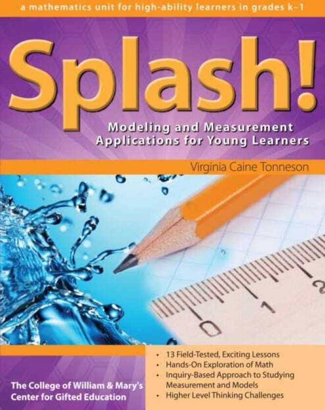 Splash! Modeling and Measurement Applications for Young Learners in Grades K1
