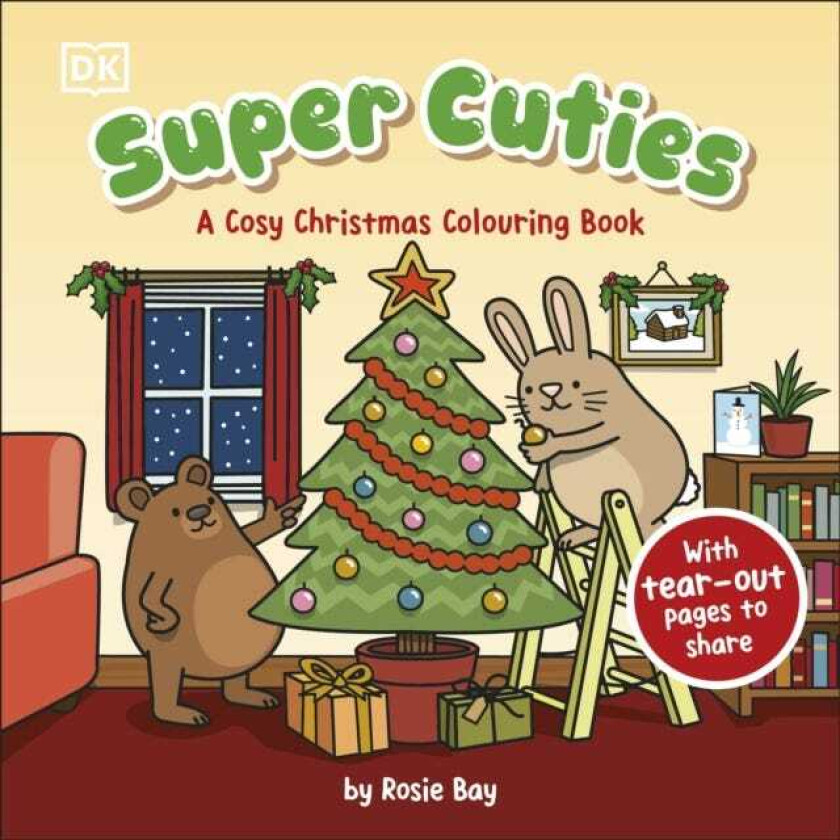 Super Cuties: A Cosy Christmas Colouring Book With TearOut Pages to Share