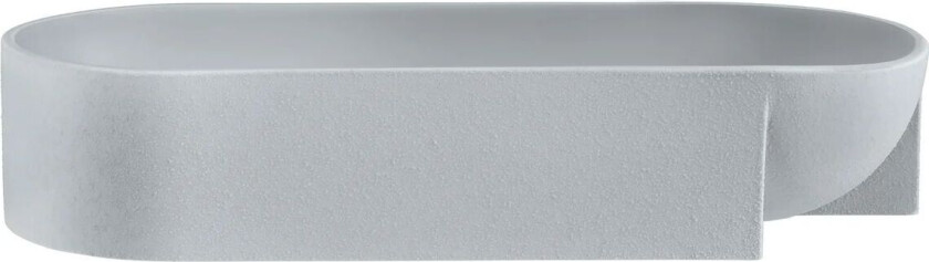 iittala Kuru keramikskål 7,5x37 cm Lysegrå