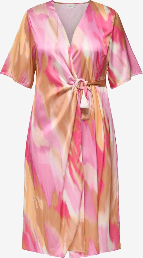 Omslagskjole carVeliane 2/4 Wrap Dress - Rosa