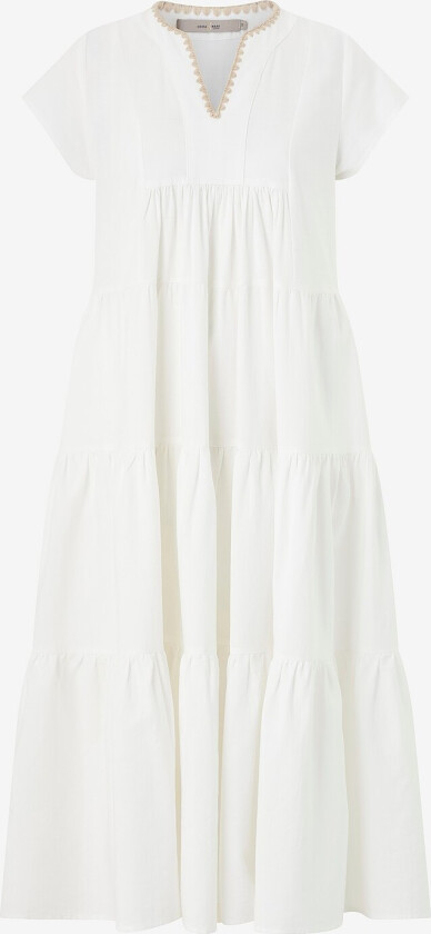 Kjole Beckie Long Dress - Hvit