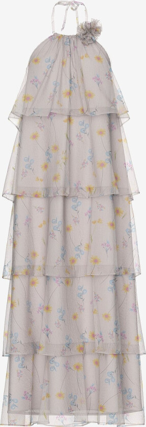 Maxikjole pcClara SL Long Layred Dress - Rosa