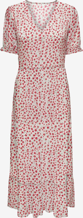 Maxikjole onlChianti S/S Long Dress Wvn - Hvit