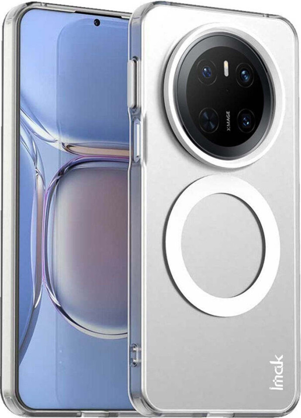 Huawei Mate 70 Hybrid Plast Deksel - MagSafe Kompatibel - Gjennomsiktig