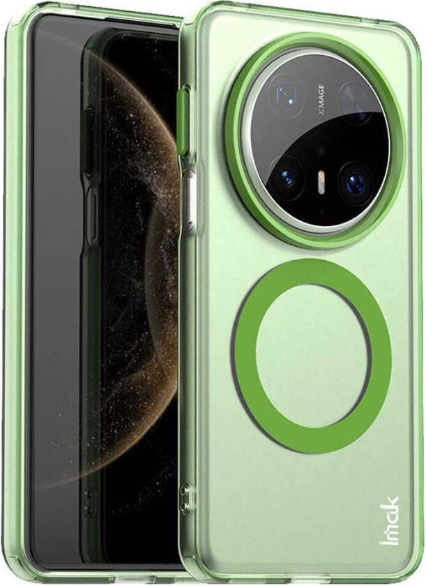 Huawei Mate 70 Pro+ / 70 Pro Hybrid Plast Deksel - MagSafe Kompatibel - Gjennomsiktig / Grønn