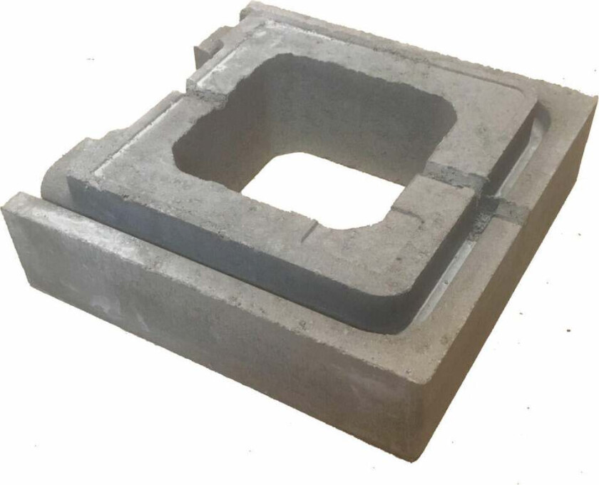 Modul Mur Halvstein Grå