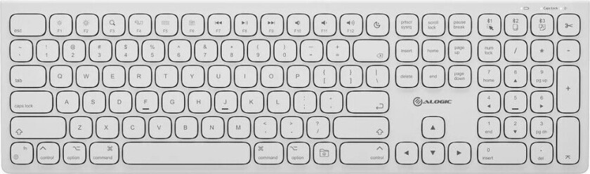 Echelon USB-C oppladbart Bluetooth-tastatur i full størrelse