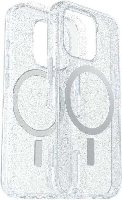 Symmetry Clear MagSafe (iPhone 16 Pro) - Gjennomsiktig glitter