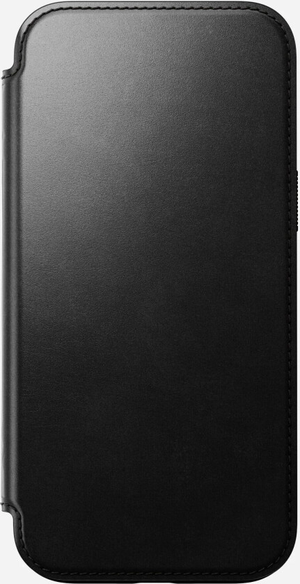 Modern Horween Leather Folio (iPhone 16 Pro) - Svart