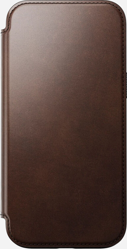 Modern Horween Leather Folio (iPhone 16 Pro) - Brun