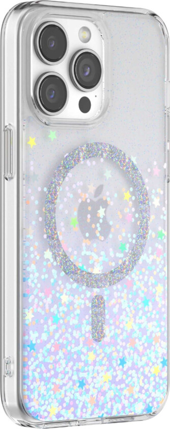 Shiny MagSafe-deksel (iPhone 15 Plus) - Sølv