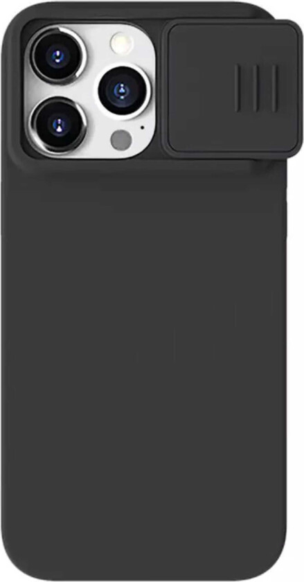 CamShield Silky Silicone Case (iPhone 15) - Svart
