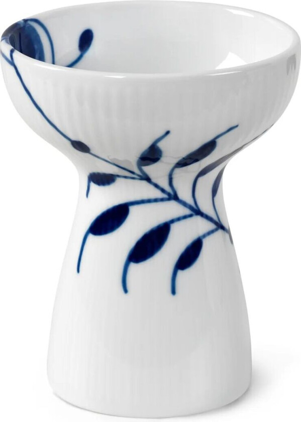 Blue Fluted Mega åpen vase 11 cm