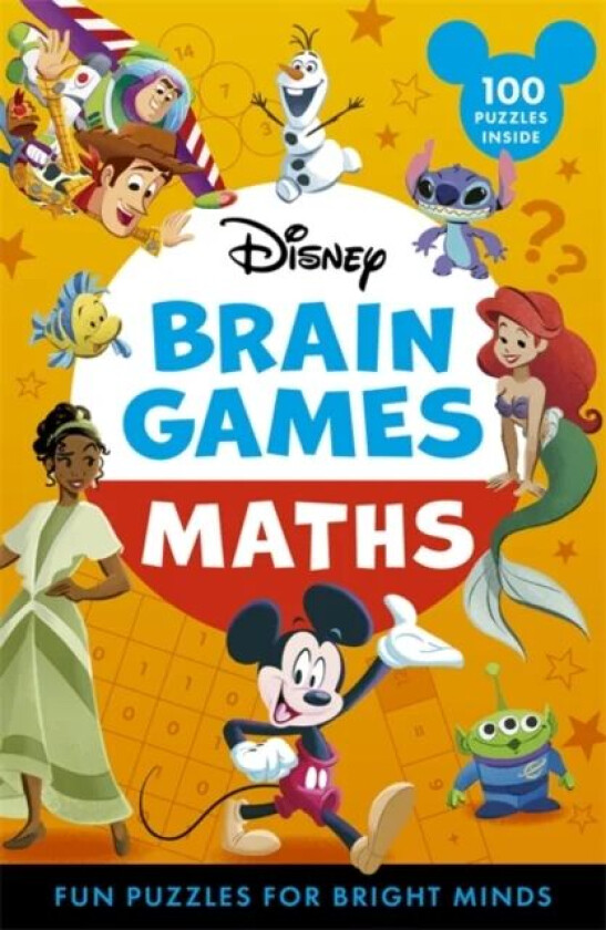 Disney Brain Games: Maths av Walt Disney