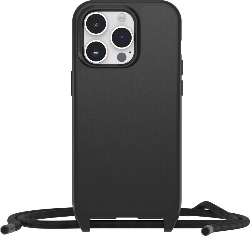 React Halskjedeveske (iPhone 14 Pro Max) - Svart