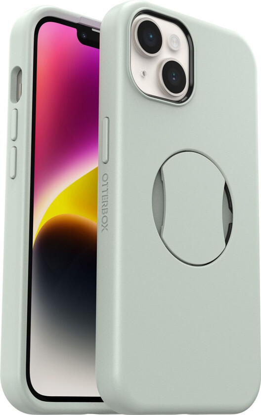 OtterGrip Symmetry-deksel (iPhone 14 Plus) - Grønn