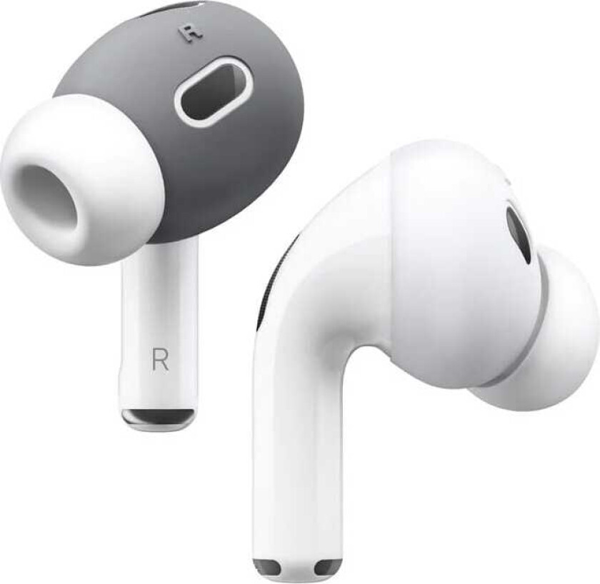 øretipsdeksel (AirPods Pro 2) - Hvit/grå
