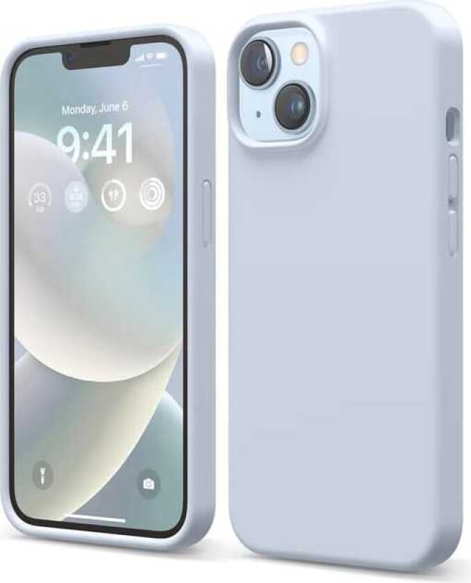 silikondeksel (iPhone 14 Pro) - Lyse blå