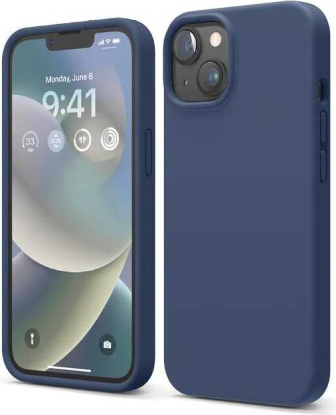 silikondeksel (iPhone 14 Plus) - Mørke blå