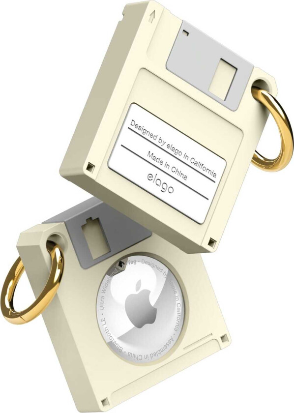 Floppy Disk Case (AirTag) - Beige