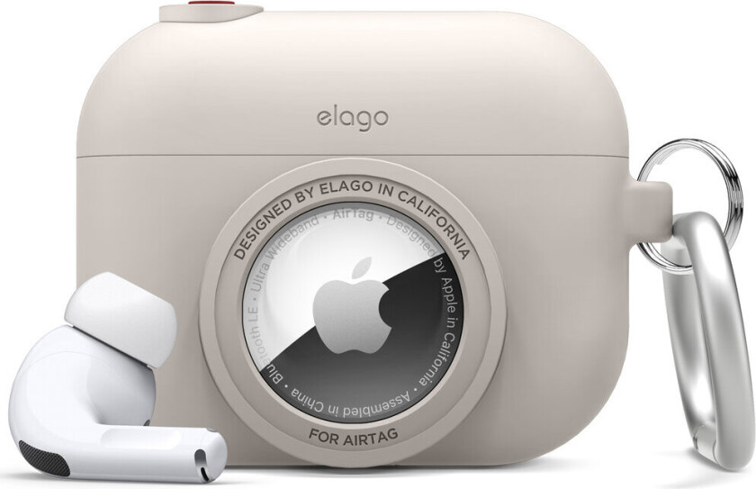 Snapshot Case (AirPods Pro/AirTag) - Beige