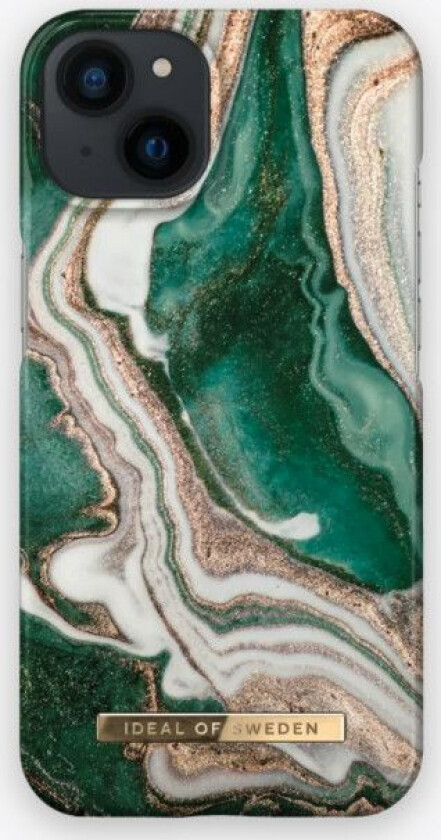 iDeal Of Sweden Fashion Marble (iPhone 13) - Golden jade marble