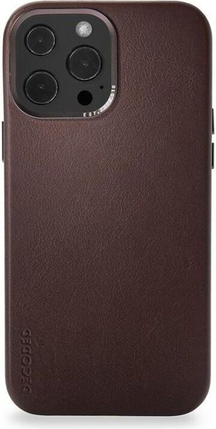 skinn bakdeksel MagSafe (iPhone 13 Pro Max) - Brun