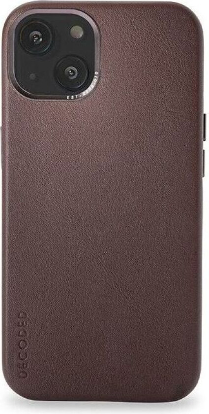 skinn bakdeksel MagSafe (iPhone 13 mini) - Brun