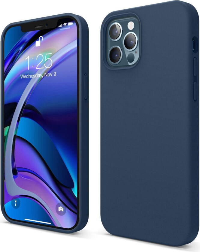 silikonetui (iPhone 13) - Mørke blå