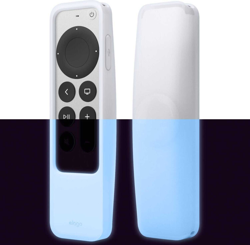 R5 Intelli Case (Siri Remote gen 3/2) - skall - silikon - Nattlys
