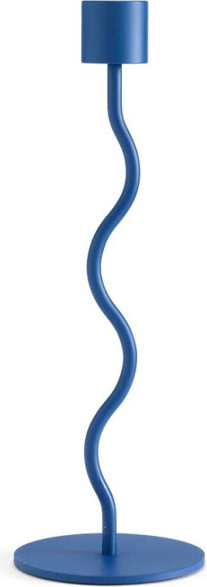 Curved lysestake 23 cm Cobalt Blue