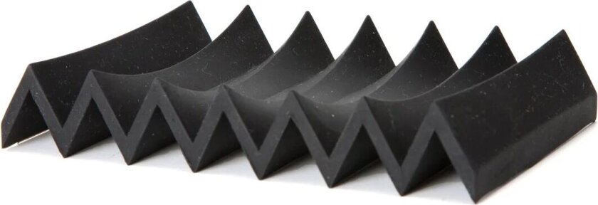 Zigzag såpeskål sort