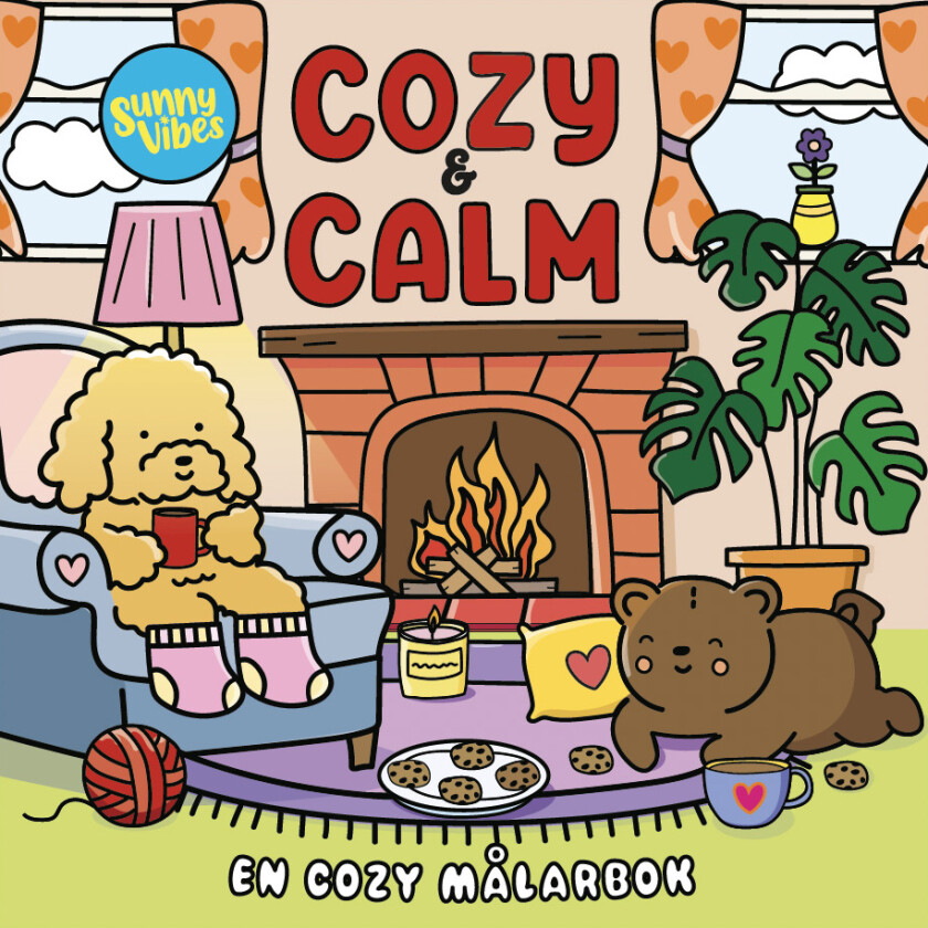 Cozy & Calm En Cozy Målarbok - MULTI-COLORED - SWEDISH