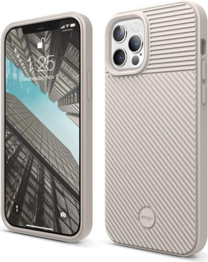 Cushion Case (iPhone 12/12 Pro) - Beige