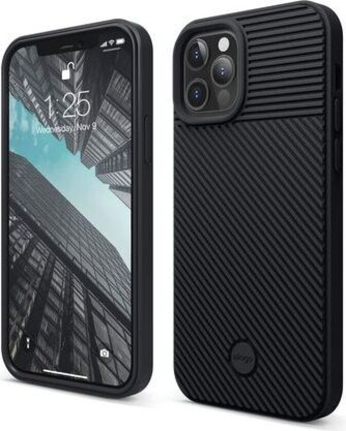 Cushion Case (iPhone 12/12 Pro) - Svart