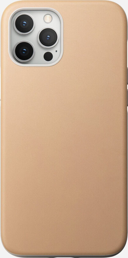 Rugged Leather Case (iPhone 12 mini) - Lysebrun