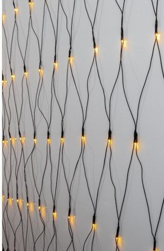 Lysnett Serie LED Golden Warm White. 3x3m