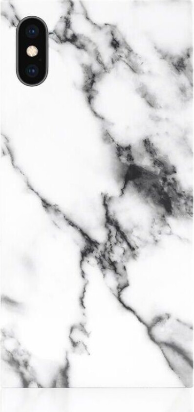 Square Case - Marmor (iPhone X /Xs) - Hvit