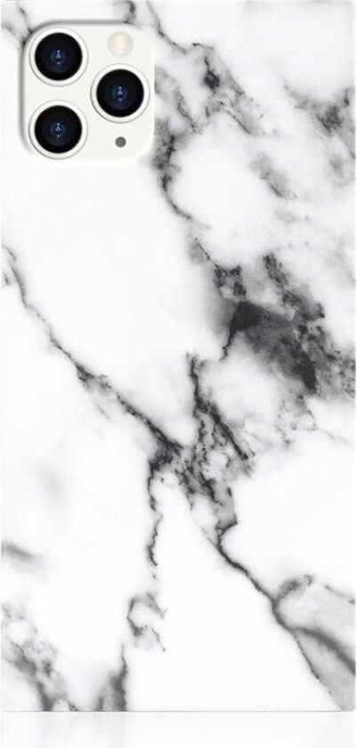 Square Case - Marble (iPhone 11 Pro Max) - Hvit
