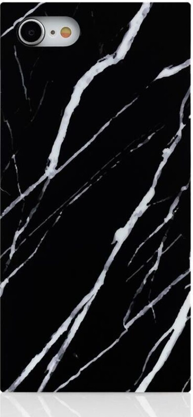Square Case - Marmor (iPhone SE3 /SE2/8/7) - Svart