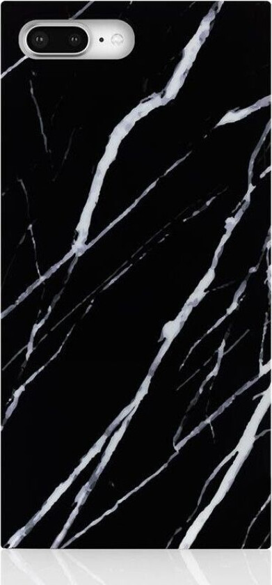 Square Case - Marmor (iPhone 8/ Plus) - Svart