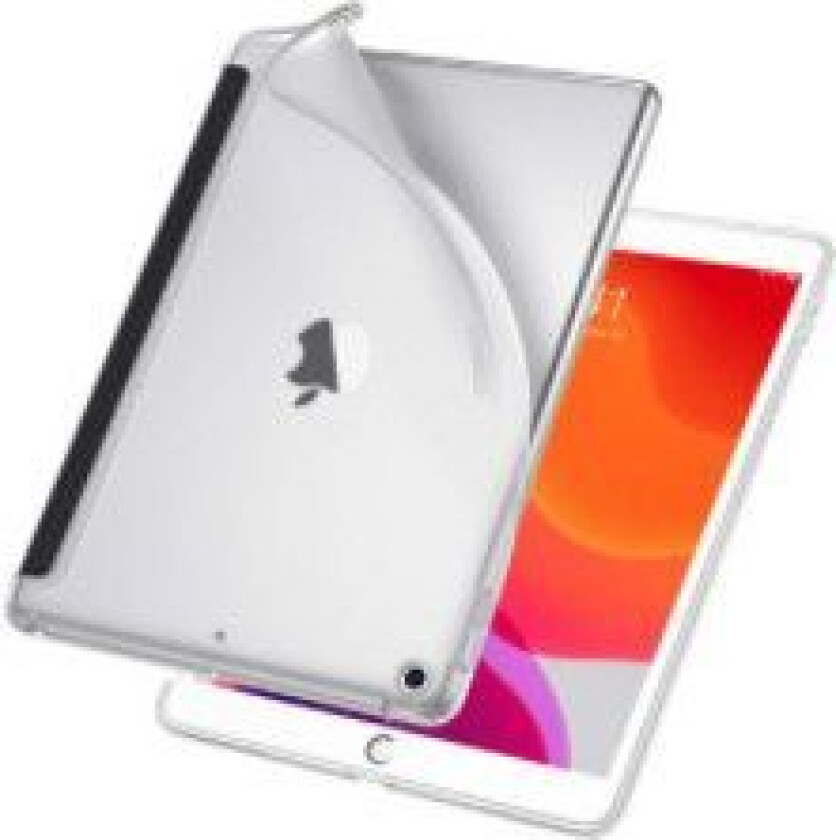 TPU Cover (iPad Pro 12,9 (2020)) - Gjennomsiktig/svart