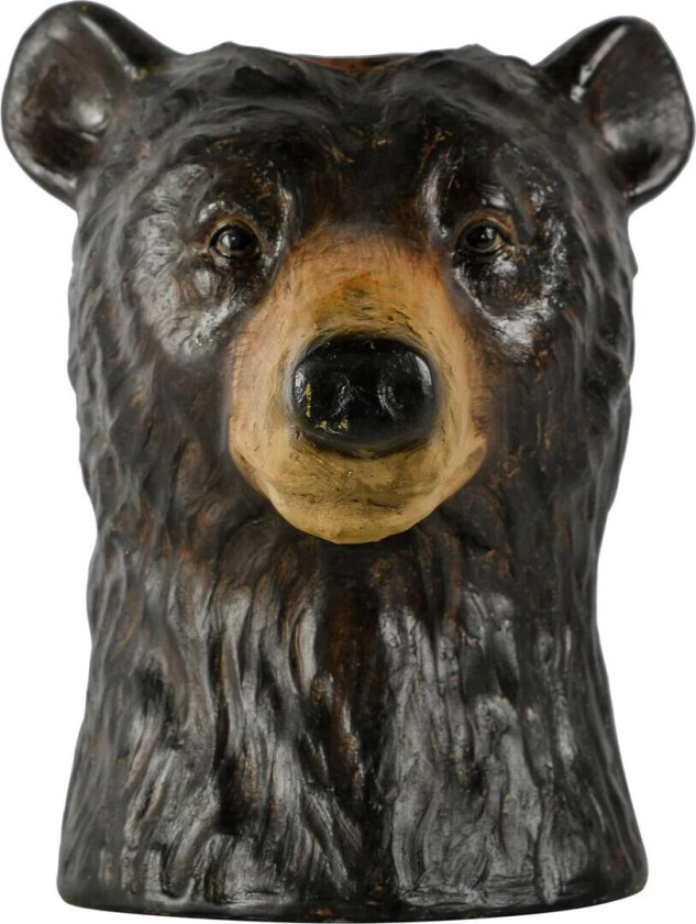 Bear vase Brun