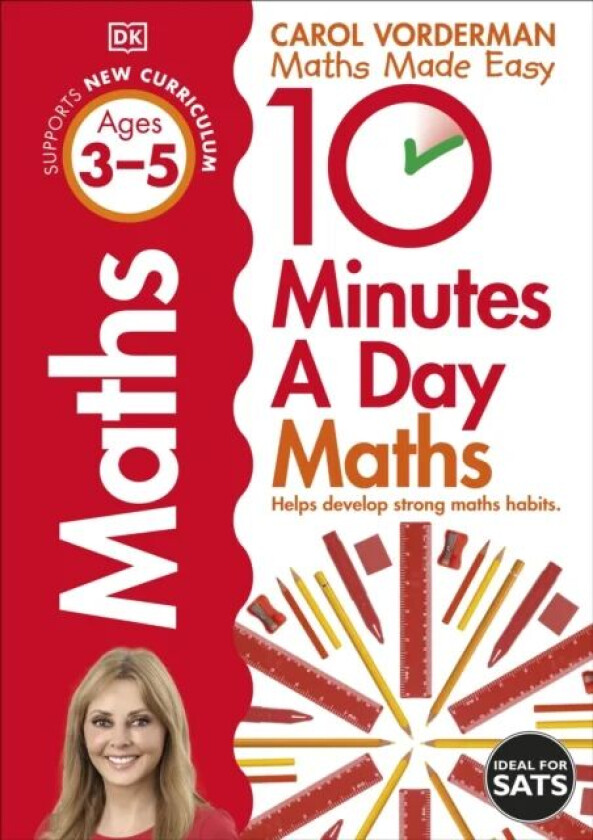 10 Minutes A Day Maths, Ages 3-5 (Preschool) av Carol Vorderman