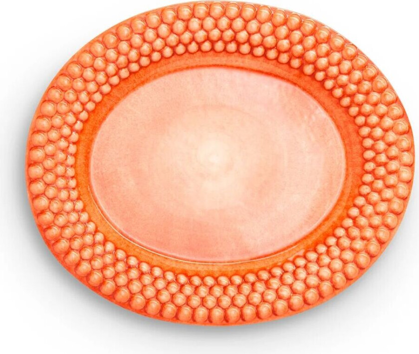 Bubbles ovalt fat 35 cm Oransje