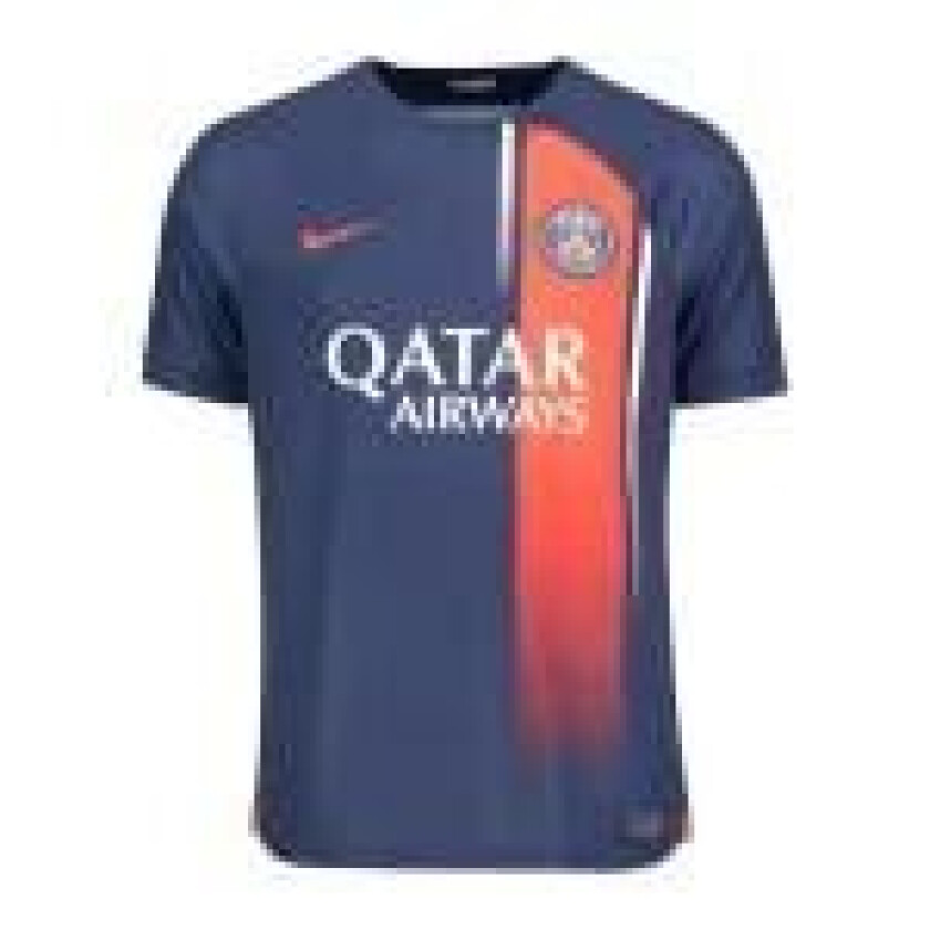 PSG Dri-FIT Stadium Jersey Short Sleeve Home 23/24, fotballdrakt, junior MIDNIGHT NAVY/UNIVER