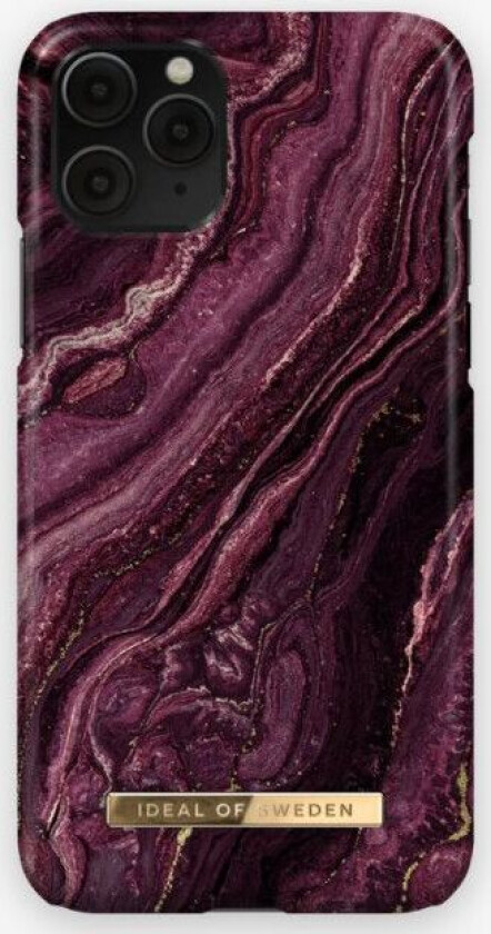 iDeal Of Sweden Fashion Marble (iPhone 11 Pro) - Golden plum