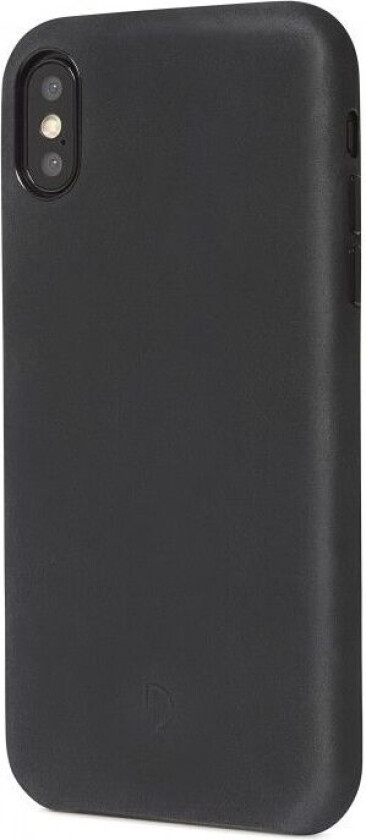 Leather Back Cover (iPhone Xs Max) - Svart