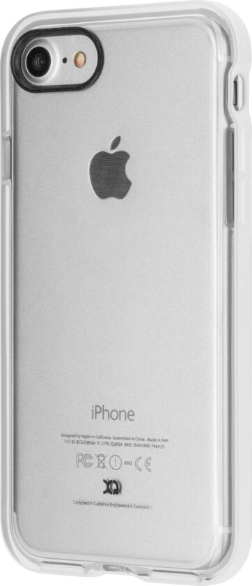 Phantom Xcel (iPhone 8/7) - Vit/transparent