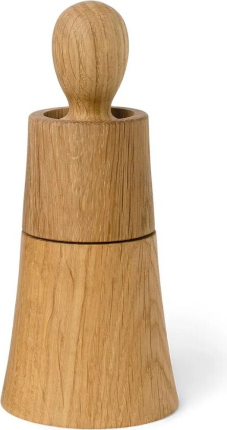 Mrs. Salt mini saltkvern 16 cm Lys eik